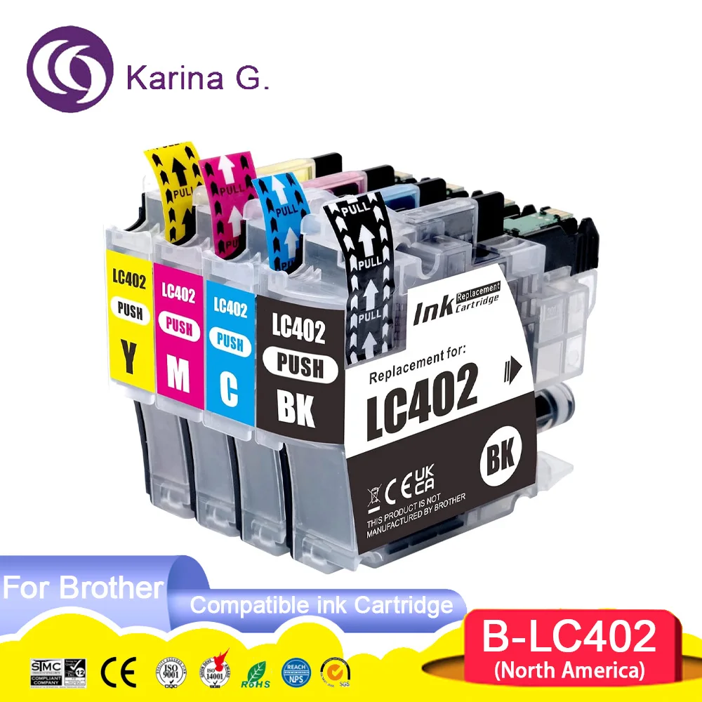Standard capacity LC402 LC 402 Premium Compatible Ink Cartridge For MFC-J5340DW