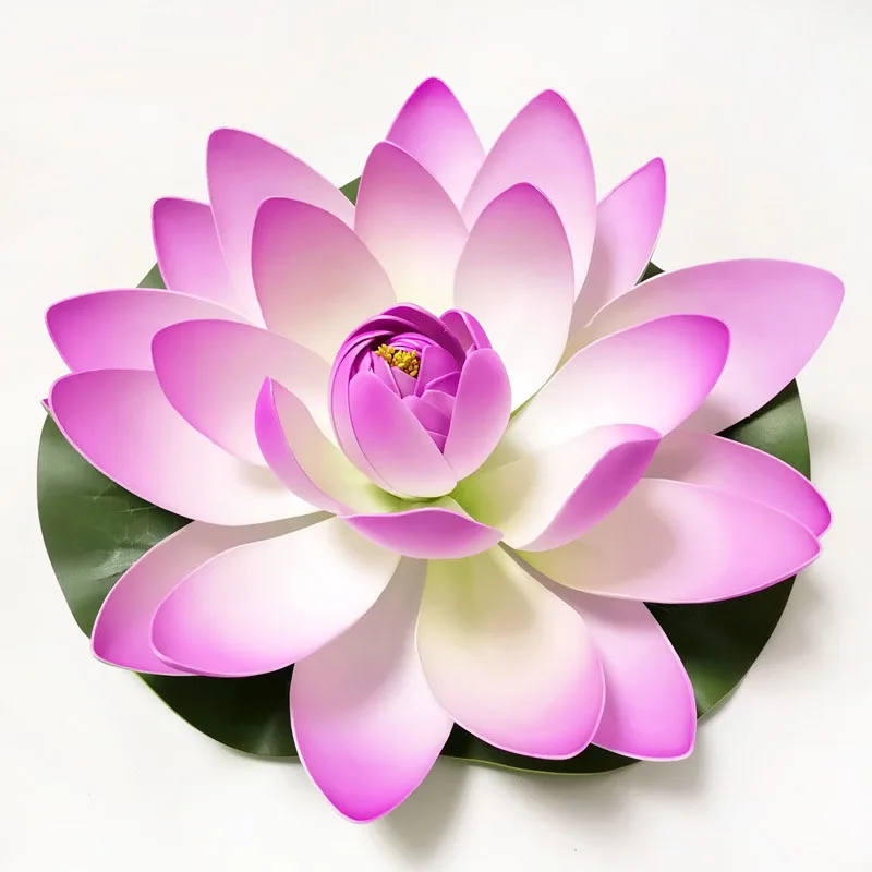 Floating Lotus Artificial Flower - Lifelike Water Lily for Pond and Garden Decoration