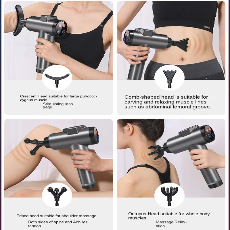 Massage Gun with 8 Attachments - view 3