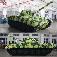 Fast Air Shipping 6x3m Outdoor Inflatable Advertising Tank Model Inflatable CS Games bunker Tank 1