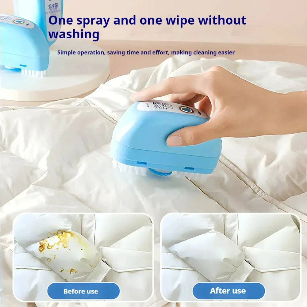 Laundry Stain Removers Down Jacket Foam Dry No-rinse Cleaner White Shoe Clothing Oil and Stain Remover 100ml With Brush
