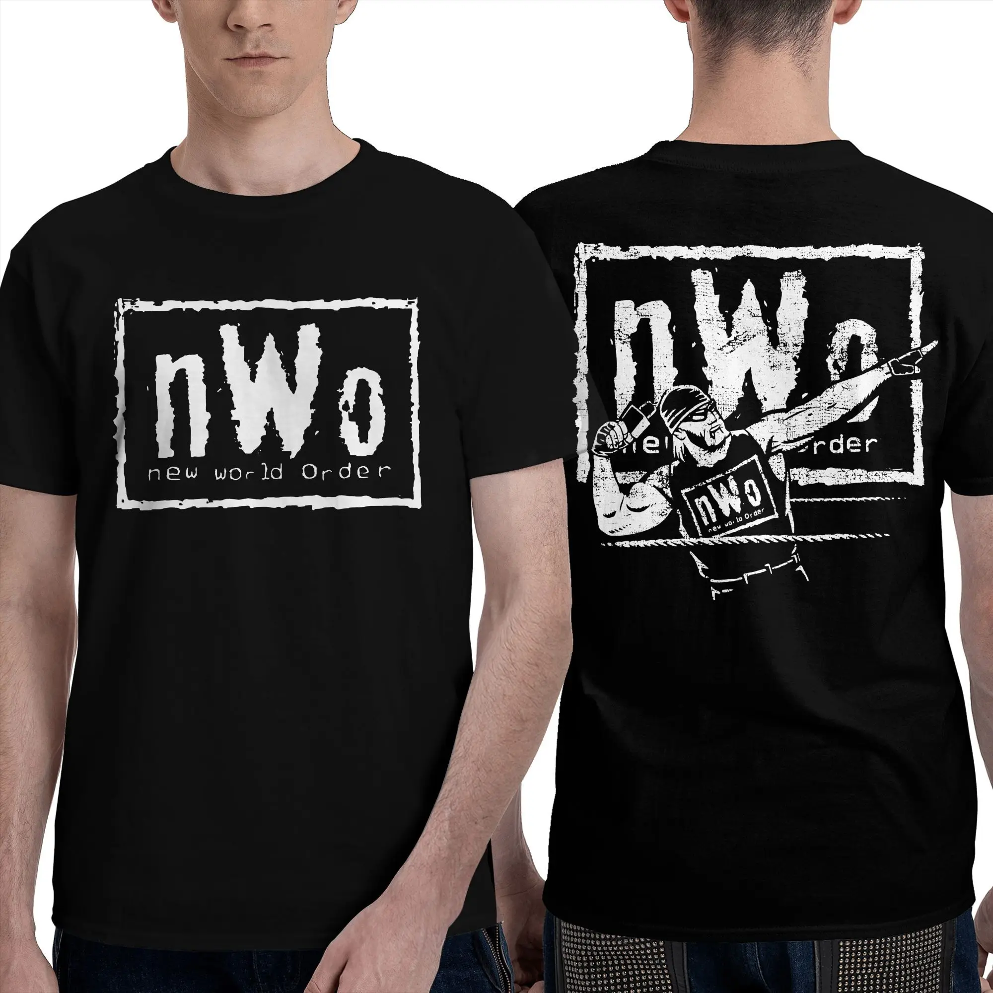Stylish Novelty Heels Graphic Crewneck Cotton T-Shirt, Unisex Short Sleeve, Double-Sided Print