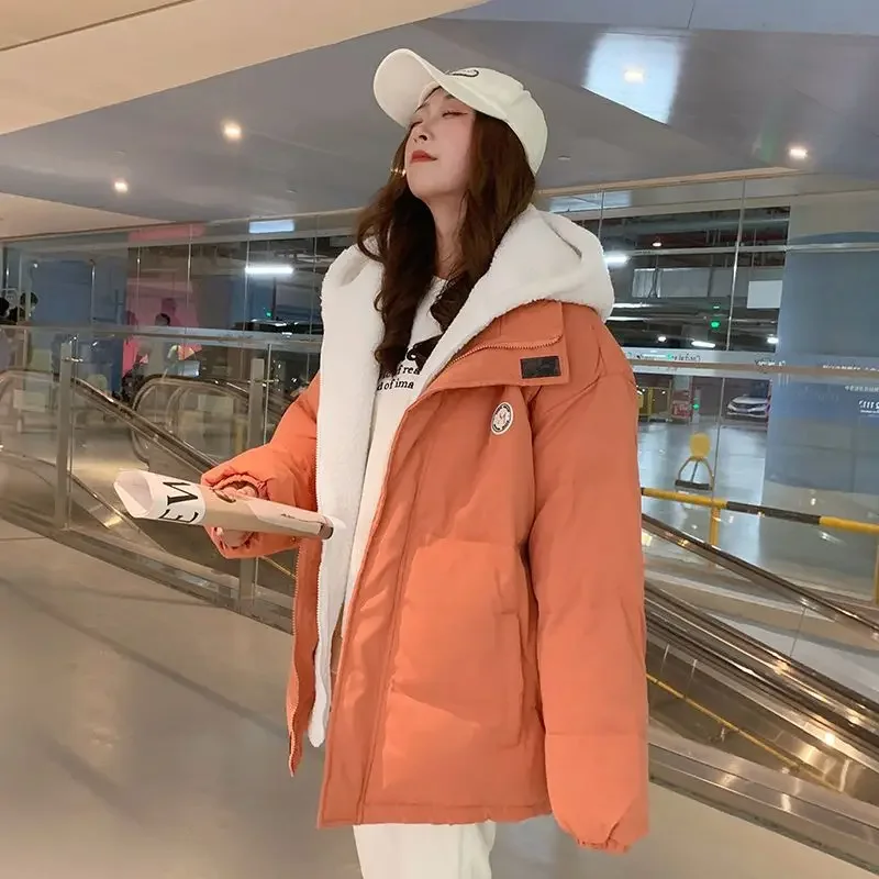 New Winter Coat for Women Coats Parkas Jackets Hooded Cotton Padded Jacket Korean Fashion Oversize Warm Cheap Bread Jacket