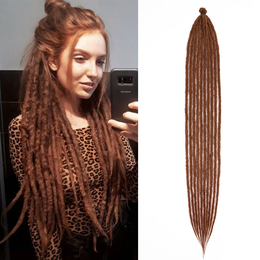 Reggae dreadlocks sintético trança cabelo macio pele-amigável