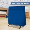 Table Tennis Table Dust Cover Oxford Waterproof Outdoor Rainproof UV Protection Tennis Table Storage Cover with Zipper 2
