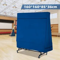 Table Tennis Table Dust Cover Oxford Waterproof Outdoor Rainproof UV Protection Tennis Table Storage Cover with Zipper 2