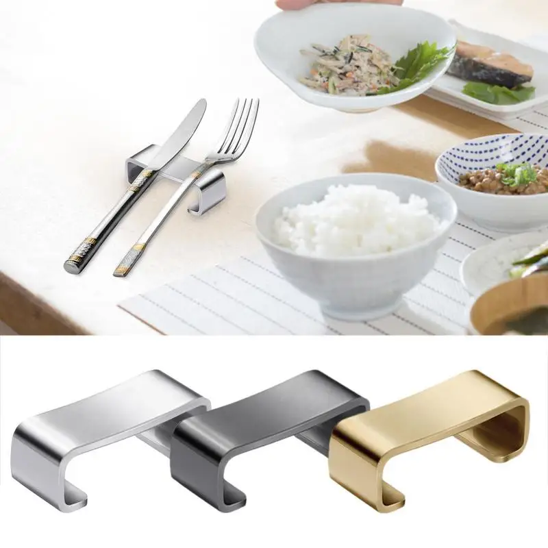 

Rest Holder For Chopsticks Metal Utensil Holder For Chopsticks Tableware For Holding Chopsticks Spoon Forks Decorative