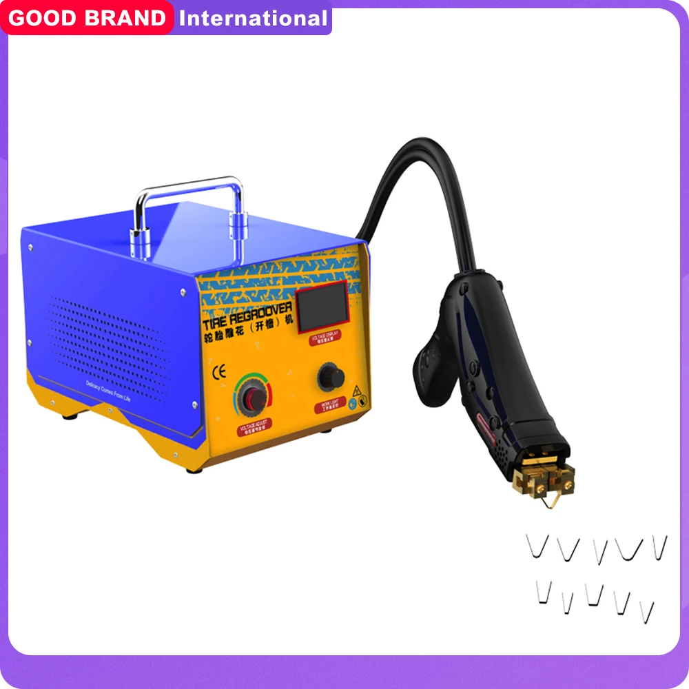 1000W Digital Tire Regroover Tire Rubber Engraving Machine Truck Car Rubber Tyres Grooving Electric Rubber Cutting power Machine