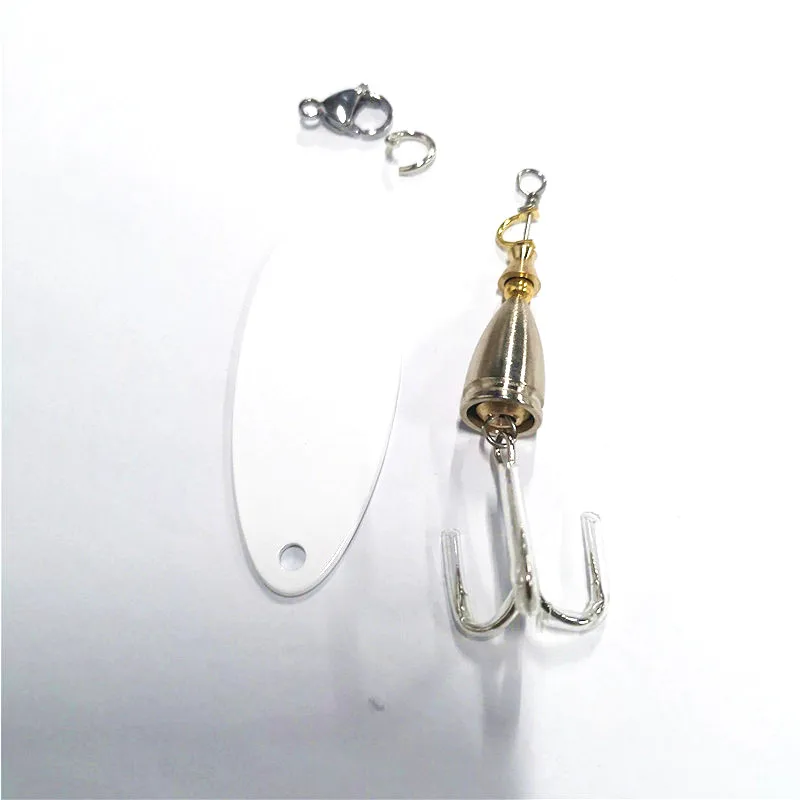 sublimation blank fish hook item hot transfer printing blank consumables 10pcs/lot 3