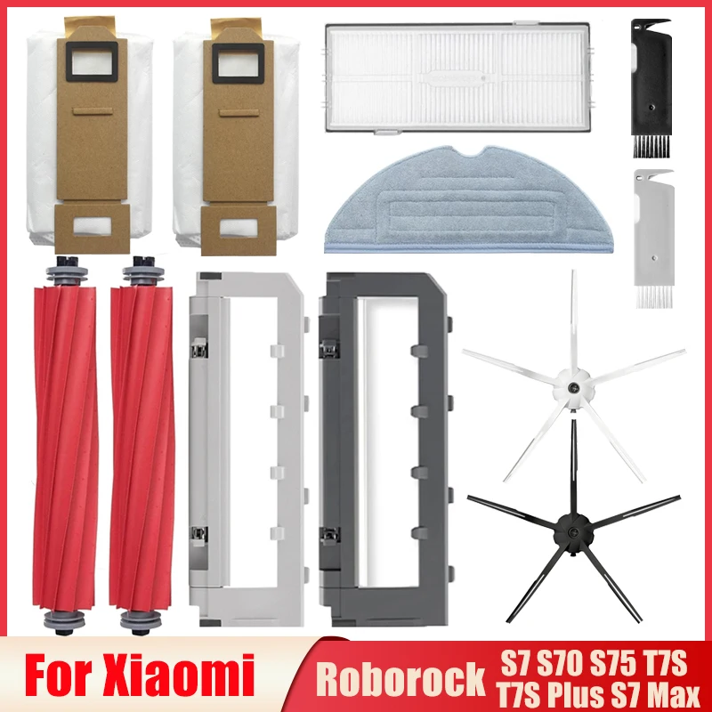 

Запчасти для робота-пылесоса Xiaomi Roborock S7 S70 S75 T7S T7S Plus S7 Max