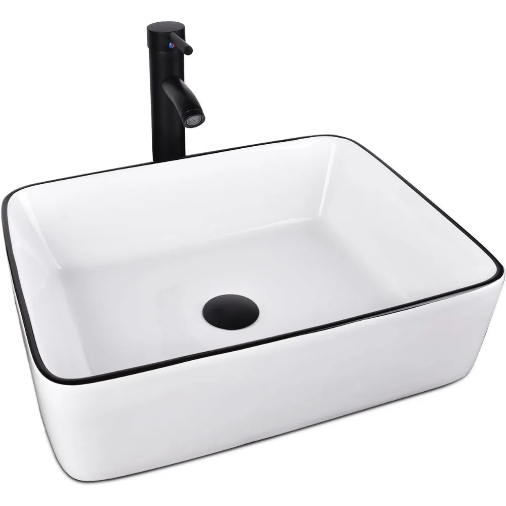 28 inch Natural Color Bathroom Vanity, Modern Fixture Standing Pedestal Cabinet with White Ceramic Sink 4