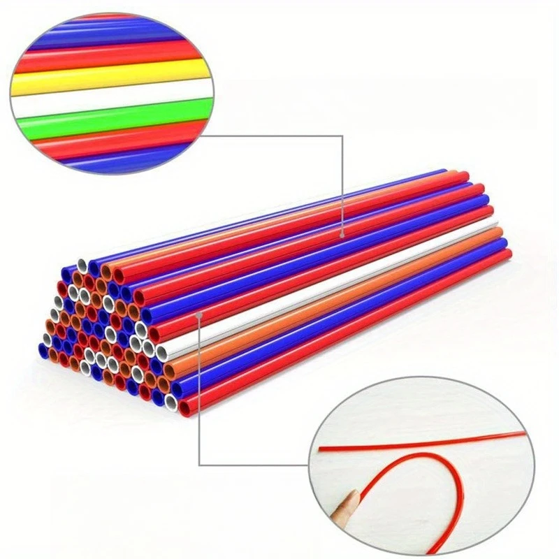 Motorcycle & Bicycle Wheel Spoke Protector Covers - 72 Pack