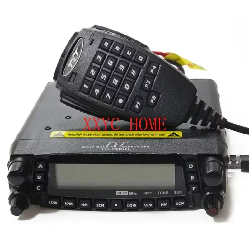 Ricetrasmettitore TYT TH-9800 TYT TH-9800 Plus Ricetrasmettitore Quad Band 29/50/144/430 MHz 50W - Radio Mobile Professionale Autoradio Mobile Nero 809 Canali