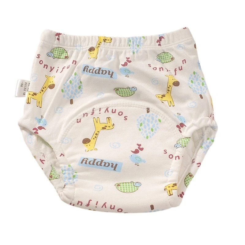 Baby Breathable Training Pants Hats Six Layers Reusable Ecological Diapers Cotton Waterproof Washable Cloth Eco-friendly Diaper 5 10pcs reusable 3 layer baby diapers changing cloth inserts 100% cotton washable baby care eco friendly diaper