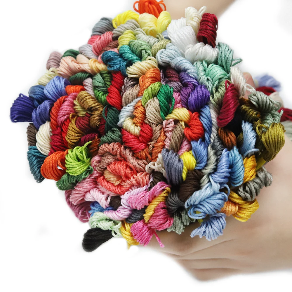 Dimensean 120 Pcs Embroidery Thread Set - Rainbow Cotton Floss For Cross Stitch, DIY Crafts - View #11