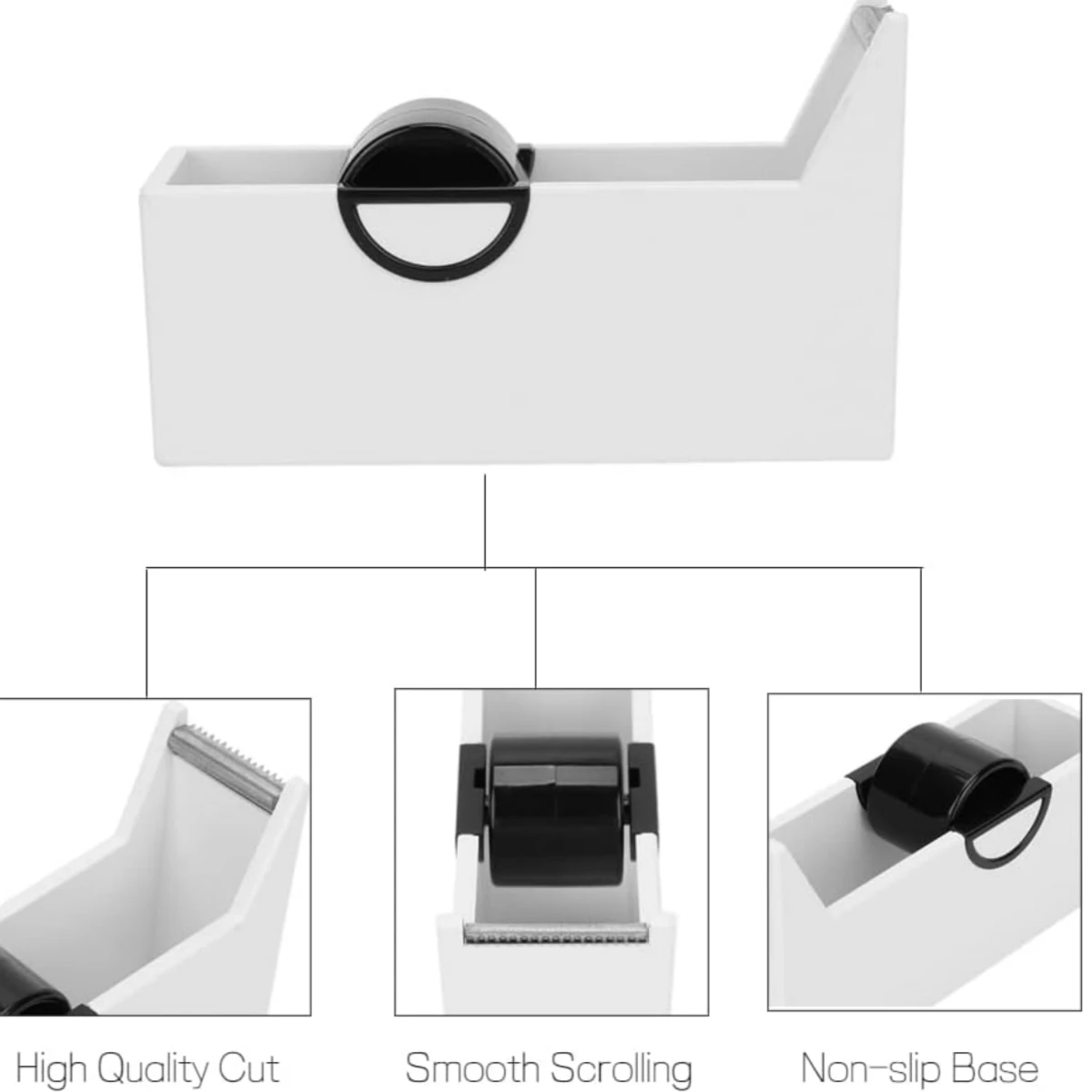 

Portable Eyelash Extension Tape Cutter Plastic Holder Split Grafting Lashes Medical Tapes Supplies Makeup Tools