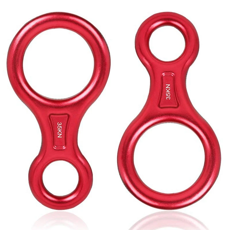 

2 шт. 8 слотов снизу альпинистское снаряжение 35 кН/3500 кг высокопрочная алюминиевая пластина для альпинизма и прибора для зарядки