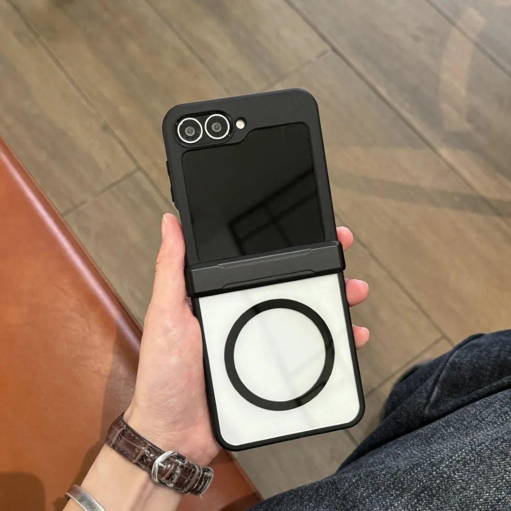 Transparent Shockproof Wireless Charging Magnetic Case Cover