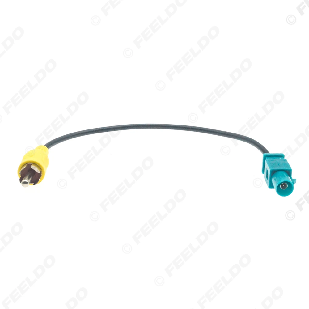 메르세데스/랜드로버/포르쉐/포드/폭스바겐 설치용 FEELDO 남성용 Fakra-RCA 카메라 리텐션 케이블  HQ7615