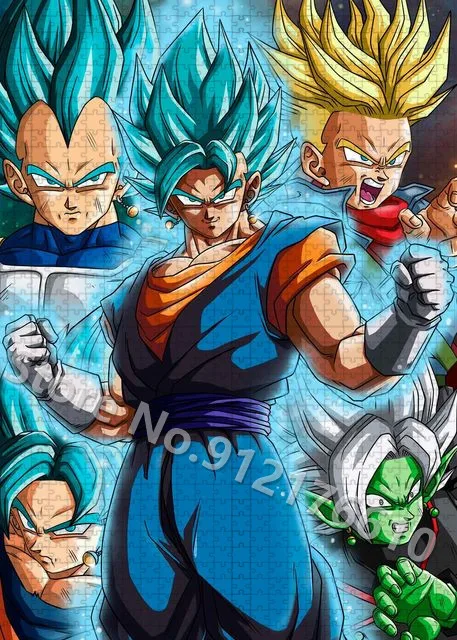 Goku dragon ball super Jigsaw Puzzle by Oscarrios463