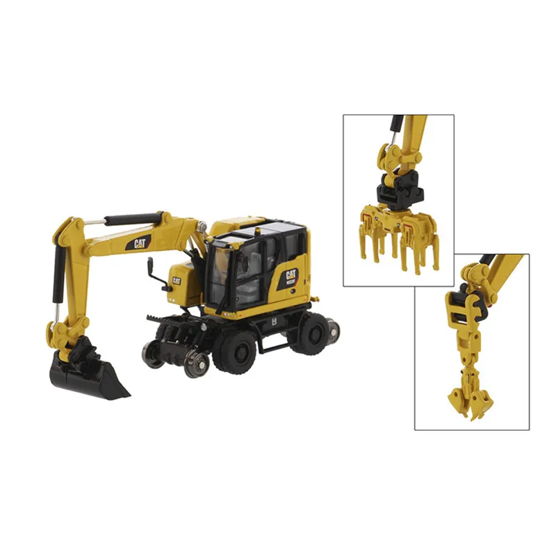 

1:87 Scale Model Railroad Train Track Excavator Engineering Vehicle M323F Wheeled Collection Toys Gifts For Adult Fans