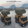 Huina 1574 1:14 10ch Concrete Mixer Truck Remote Control Excavator 2.4g Wireless Remote Control Engineering Truck Toy Gifts 3