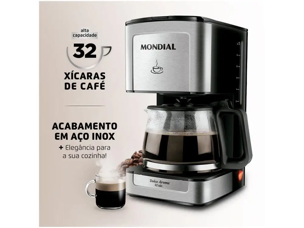 Cafeteira Elétrica Mondial Dolce Arome - 220V 2