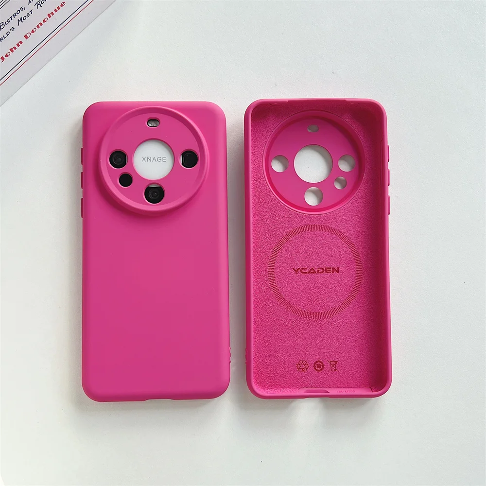Luxury Liquid Silicone Magnetic Shockproof Case Cover