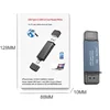 SKOWER Card Reader USB C & USB3.0 to SD Micro SD TF CF Memory Card Device Smart Cardreader for Laptop Accessories Phone 5