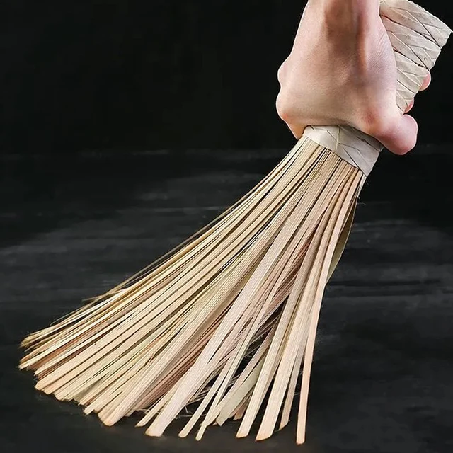 Balai En Bambou Pour Wok - Nettoyage Traditionnel Asiatique