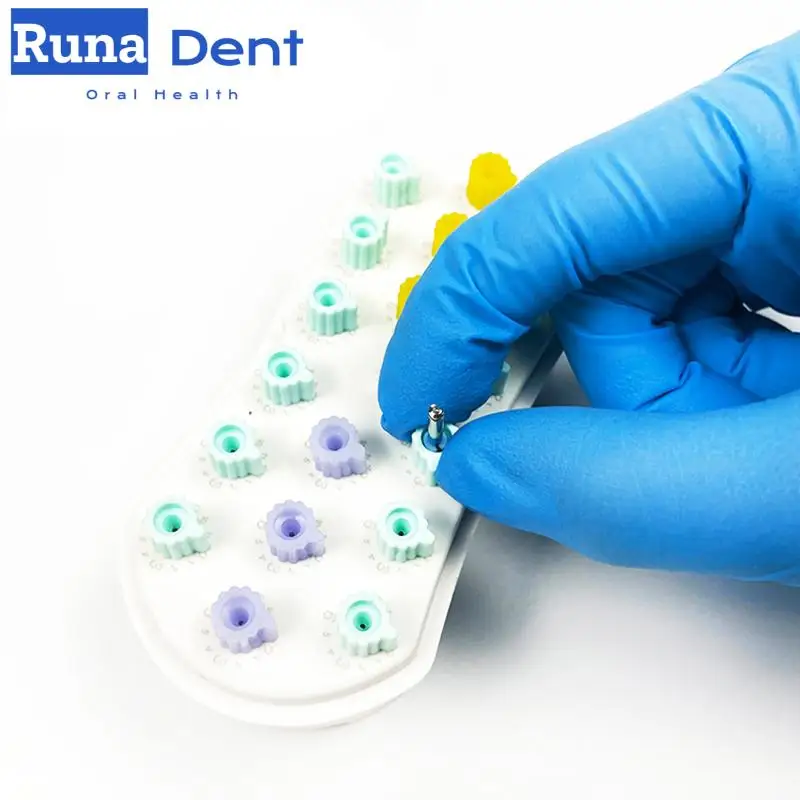 12 Autoclavabile Dental Root Canal File Supporto Per Sterilizzazione Rack Conteggio Scatola Di Disinfezione Attrezzatura Da Laboratorio Dentale Verde/