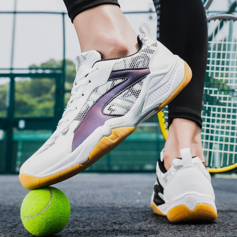 Men's Tennis Shoes Men Badminton training shoes Breathable Mesh Elastic Shoelace For Men And Women Outdoor Sports Sneaker