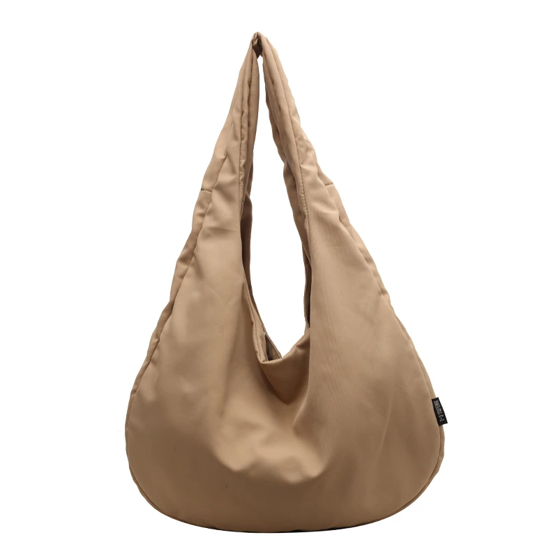 Chinese Zen Style Shoulder Bags Cloth Simple Solid Color Packages Can Be Used On Both Sides Casual Totes Big Travel Bags