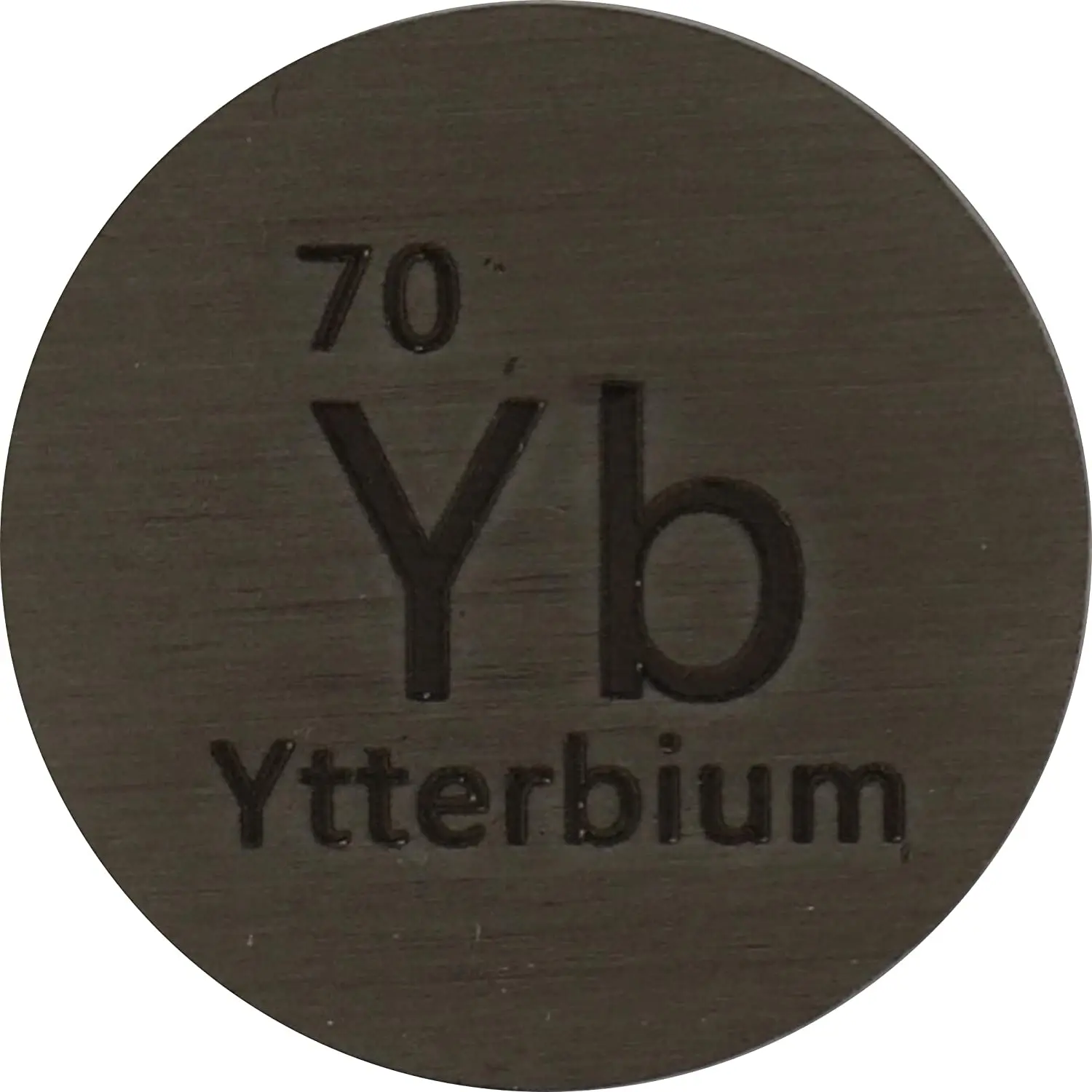 

Металлический диск Ytterbium 24,26 мм высокой чистоты для коллекционных украшений, экспериментов или учебных инструментов