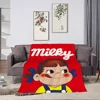 Blanket Plush Nap Sofa rug for Cute Living Room Cartoon Warm Office Fujiya Peko Bedroom Birthday Chan Home Travel Girl Kid Gifts 4