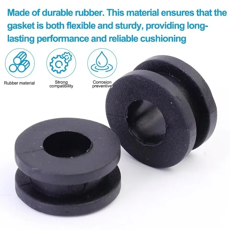 Motorcycle Side Cover Rubber Grommet Gasket Fairings Body Panel Protection Pad for Yamaha Honda Motorcycle Repair Spacer Washer