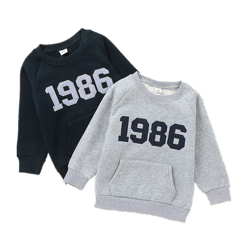 

Custom Children Autumn Hoodie Baby Boys Girls Cotton Sweatshirt Children Fall Pullover Outfit 35