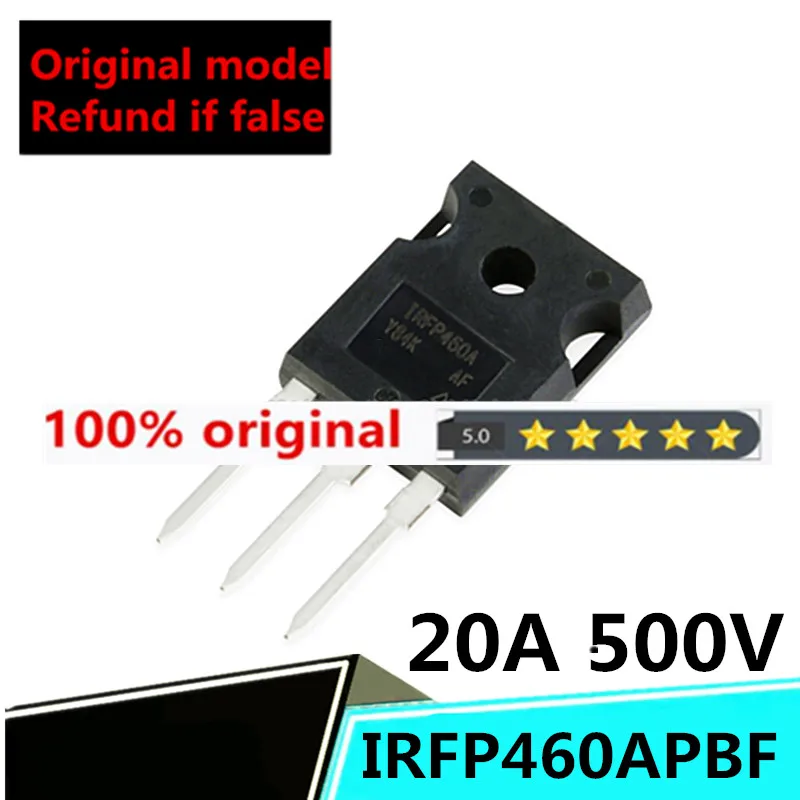 

brand 10PCS original genuine IRFP460APBF IRFP460 TO-247 N-channel 500V/20A in-line MOSFET
