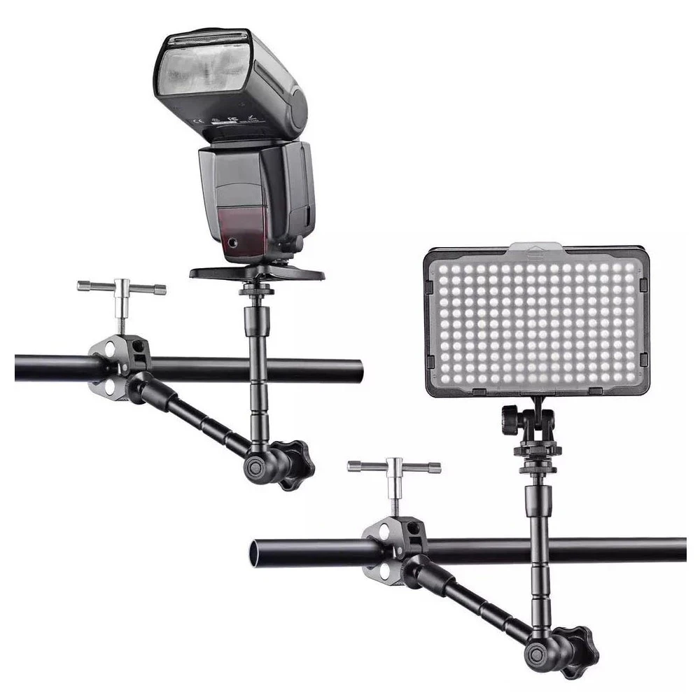 Adjustable 11-Inch Articulating Magic Arm with Super Clamp