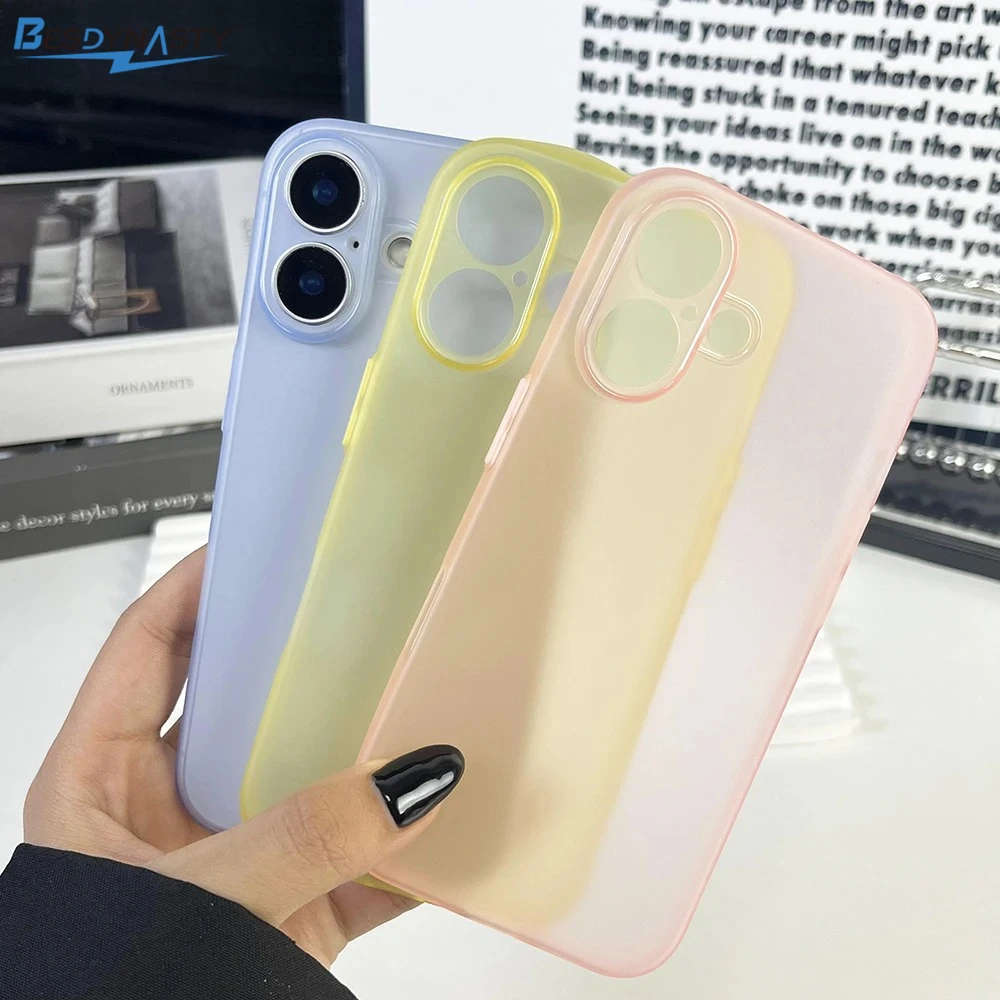 Ultra Thin Silicone Soft Case - Translucent Matte Candy Color Cover