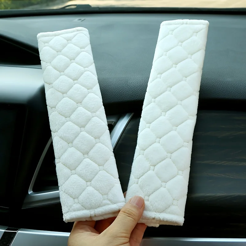 2-Pack Padded Seat Belt Covers Universal Fit Shoulder Cushion for Adults & Teens Easy Install for Car & Truck Safety seat belt covers seat belt protection seat belt protector safety belt shoulder guard car seat belt accessory