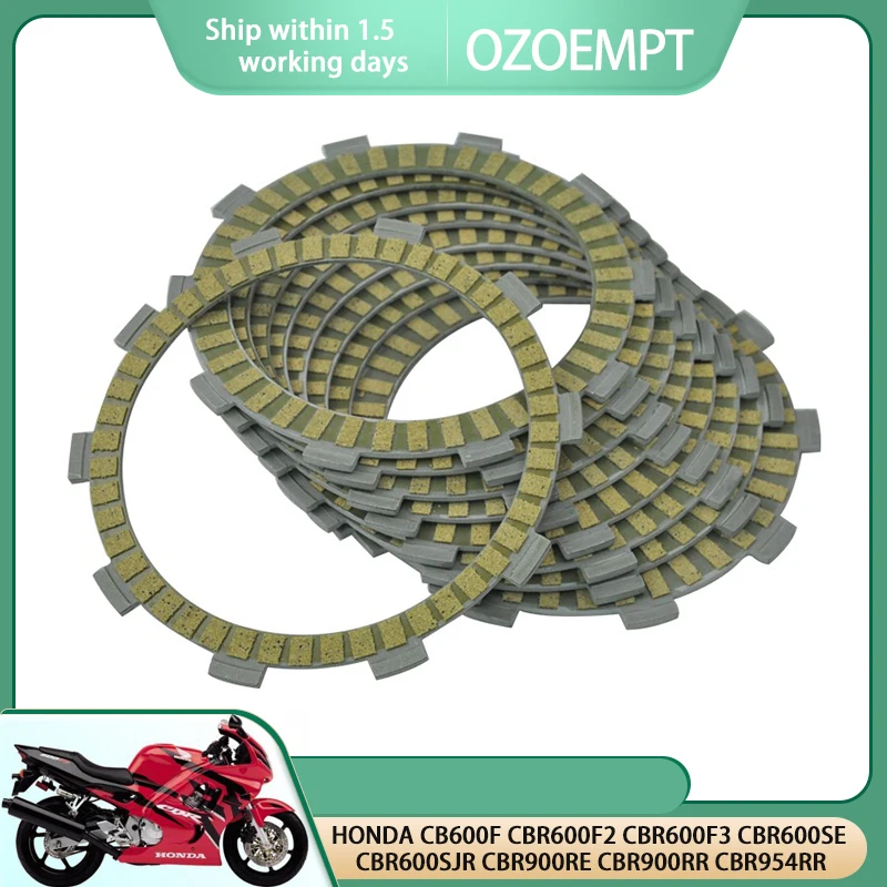 Фибрирующая пластина сцепления OZOEMPT, подходит для HONDA CB600F CBR600F2 CBR600F3 CBR600SE CBR600SJR CBR900RE CBR900RR CBR954RR