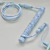 Unknown Error Mechanical Keyboard Cable Three Segment RGB Illuminated USB Custom Game Keyboard Cable Laptop Accessory Data Line