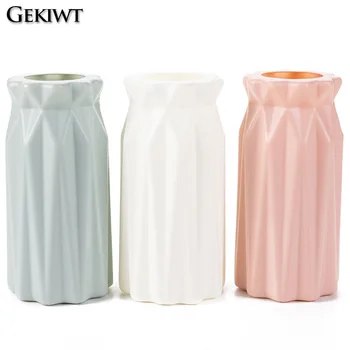 Geometric Plastic Flower Vase 1