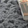 3 Sizes Shaggy Tie-dye Carpet Living Room Bedroom Rug Floor Mat Plush Floor Fluffy Mats Room Faux Fur Silky Area Rugs Home Decor 3
