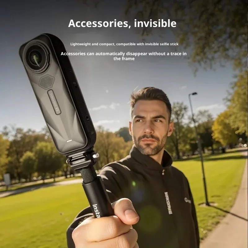 FALCAM F22 Insta360 X5용 퀵 설치 보드, 파노라마 스포츠 카메라 스키 윙 장착 비행 촬영 전용