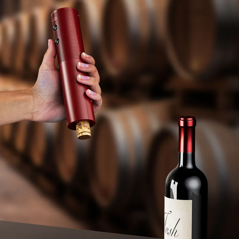 Rechargeable Electric Wine Opener – Sleek Corkscrew for Effortless Wine Uncorking, Ideal Kitchen and Bar Gift