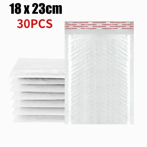 10-50Pcs Bubble Envelopes White Foam Shipping Bags Poly Bubble Mailers Pad Self Seal Packing Bags 11cm 15cm 23cm Wholesale - Image 8