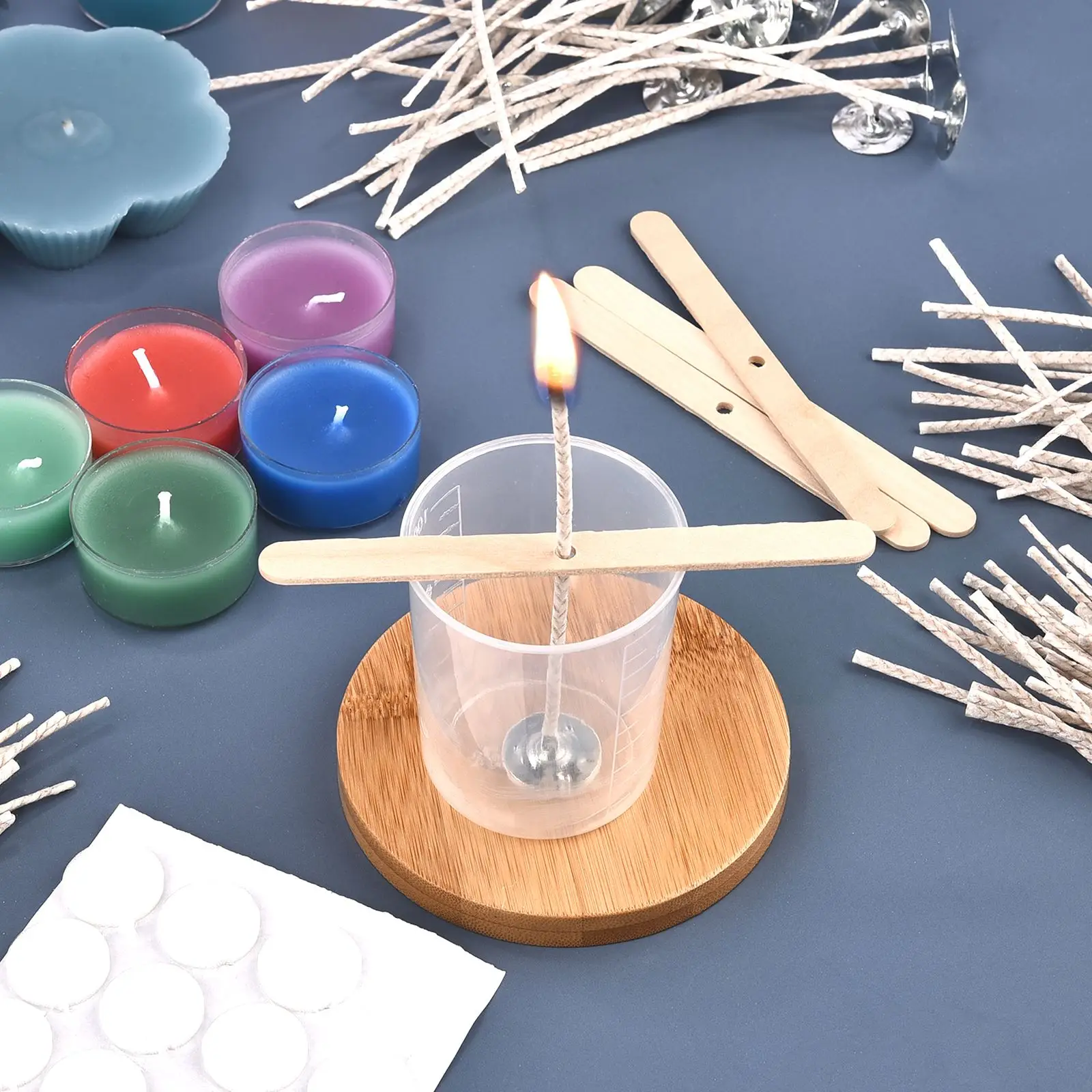 Candle Wick 6-20cm Smokeless Cotton Soy Wax Large Base Household Scented Woven Kerosene Lamp Wax Thread
