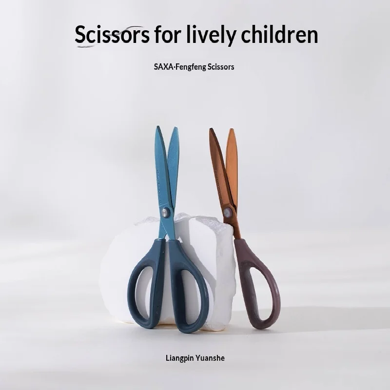 1PC KOKUYO All Purpose Scissors,Stainless Steel Blades, Soft Non-Slip Grip Handle,Not Easily Adhesive,for Home Office School Use - 3